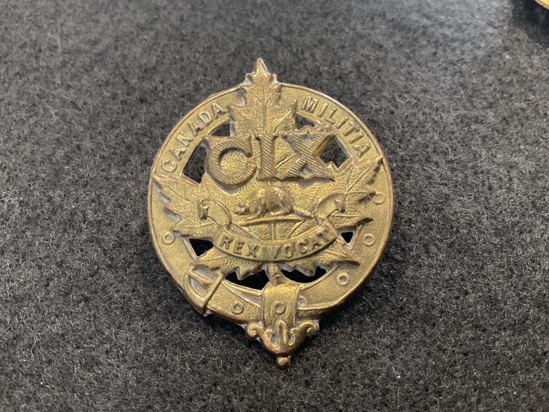 Gradia Militaria - 109th Canadian Militia cap badge