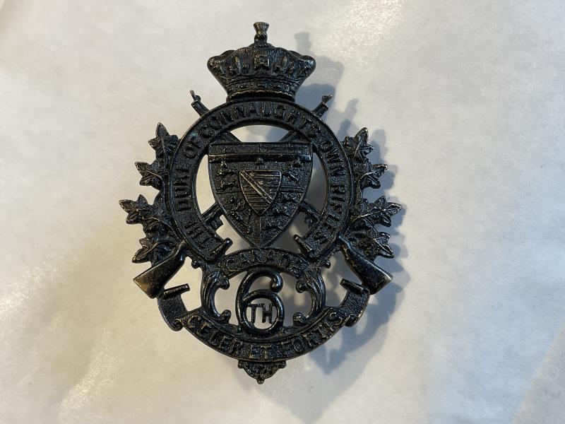 Gradia Militaria - Pre WW1 Canadian, 6th Duke of Connaughts Own cap badge.