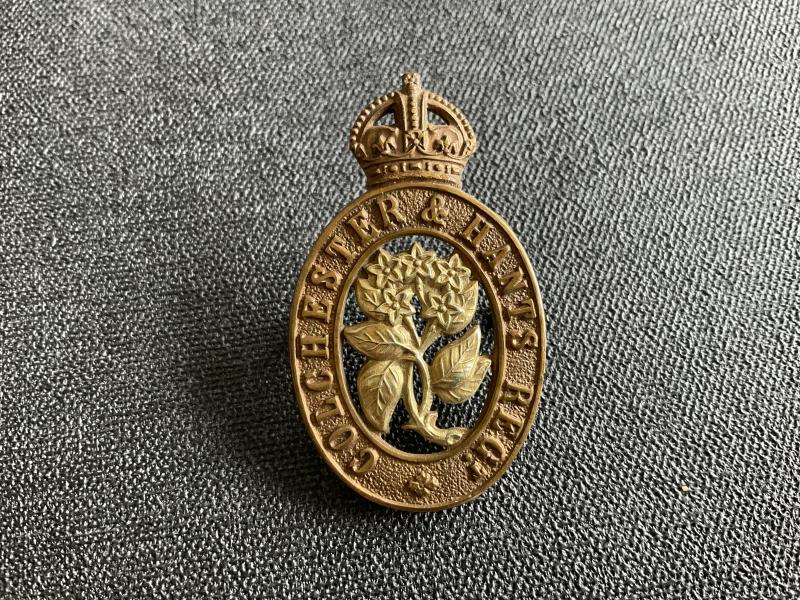 Gradia Militaria - Canada; Officers Colchester & Hants Regiment cap badge.