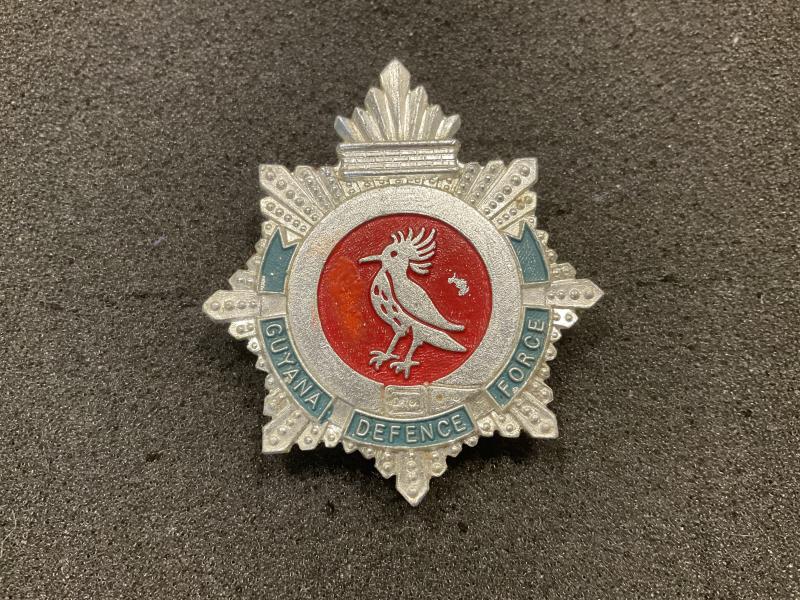 Gradia Militaria - Anodised Guyana Defence Force cap badge