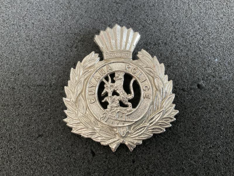 Gradia Militaria - British Guyana Police cap badge