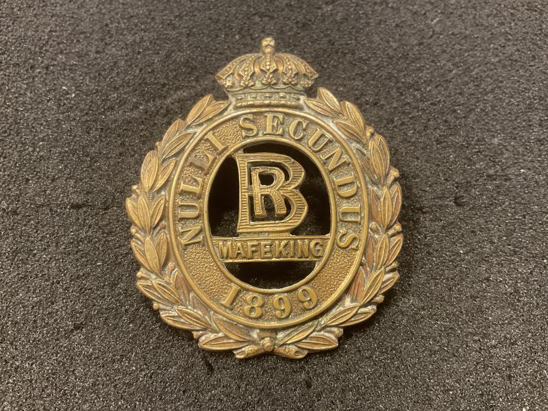 Gradia Militaria - Boer War Bechuanaland Rifles , slouch hat badge