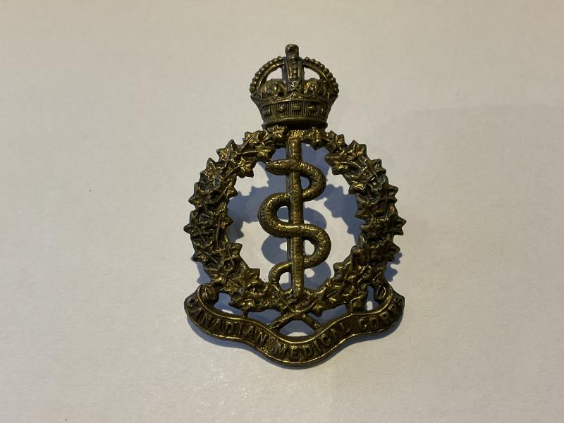 Gradia Militaria - WW1 CEF Canadian Medical Corps ORs cap badge