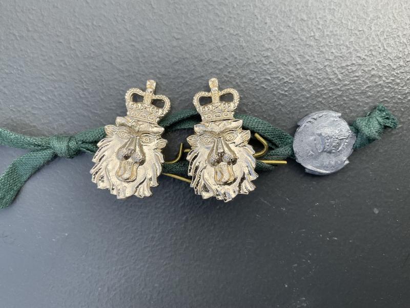 Gradia Militaria - Anodised Bermuda Regiment collar badges. (Sealed patterns)