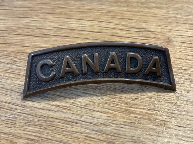Gradia Militaria - WW1 CANADA nationality title made by SCULLY