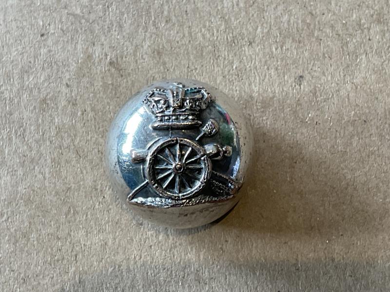 Gradia Militaria - Q.V.C R.A Volunteers officers ball button 1855-73 by Firmin.