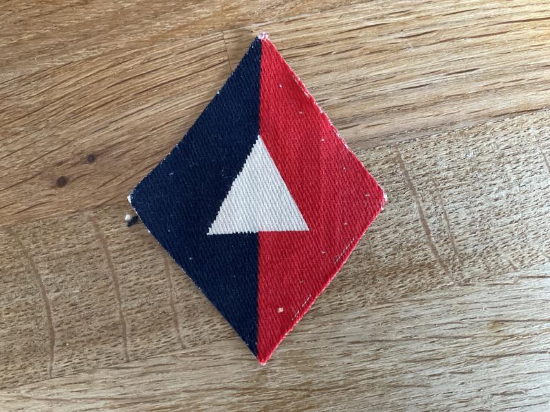 Gradia Militaria - WW2 Printed 1st Division Royal Artillery formation sign