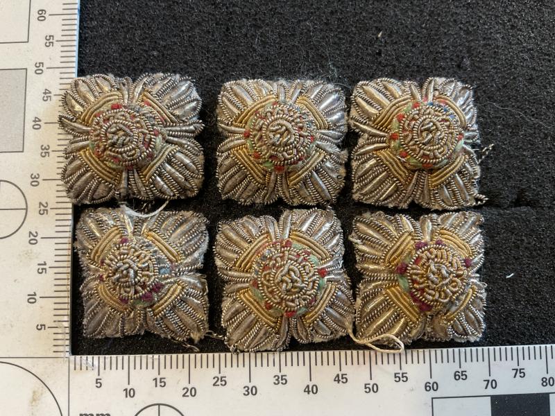 Gradia Militaria - Captains bullion full dress rank pips , 22mm size.