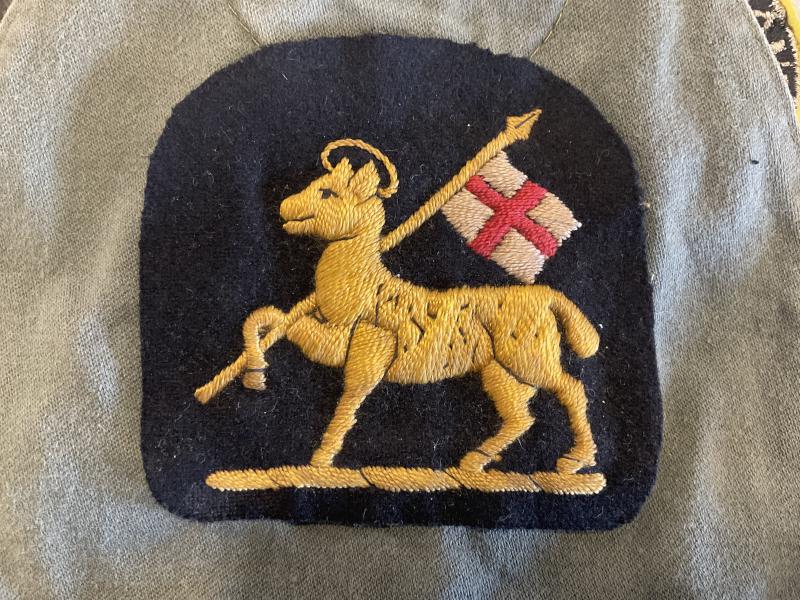 Gradia Militaria - Queens Regiment blazer badge.
