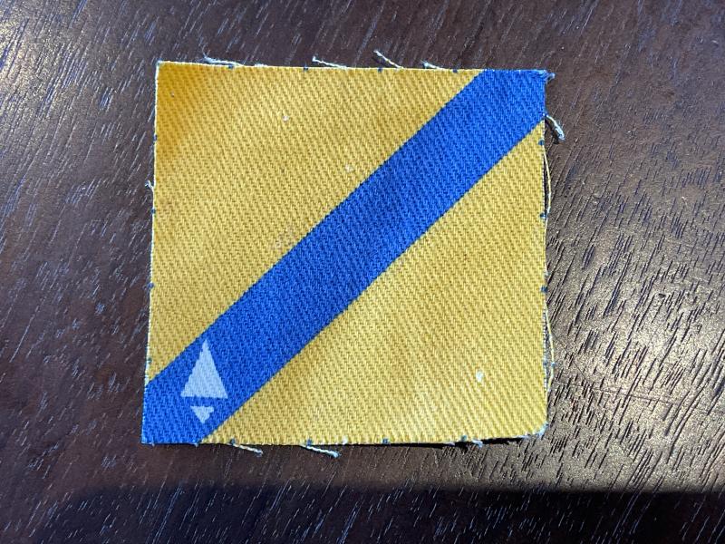 Gradia Militaria - Canal Zone south printed formation sign.