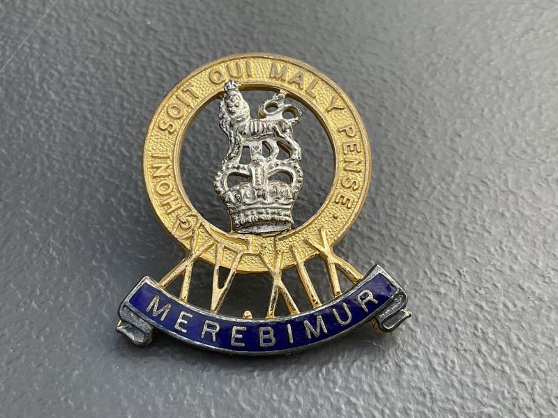 Gradia Militaria - 15th/19th King\'s Royal Hussars Post 1953 Officer\'s Cap Badge