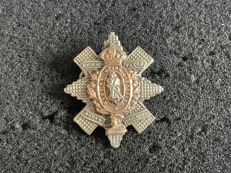 Gradia Militaria - WW1/2 The Black Watch , The Royal Highlanders sweetheart badge.