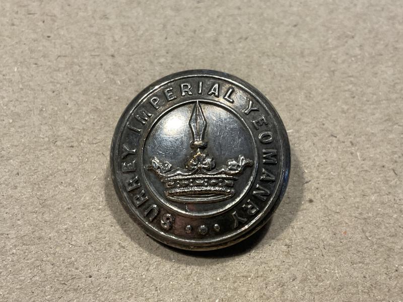 Gradia Militaria - Boer War Surrey Imperial Yeomanry officers button.