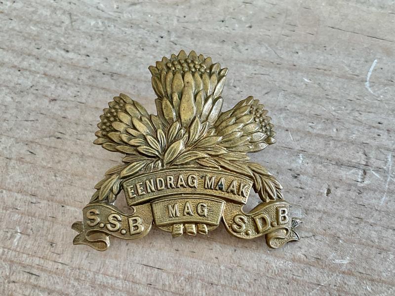 Gradia Militaria - WW2 South African Special Service Battalion cap badge.