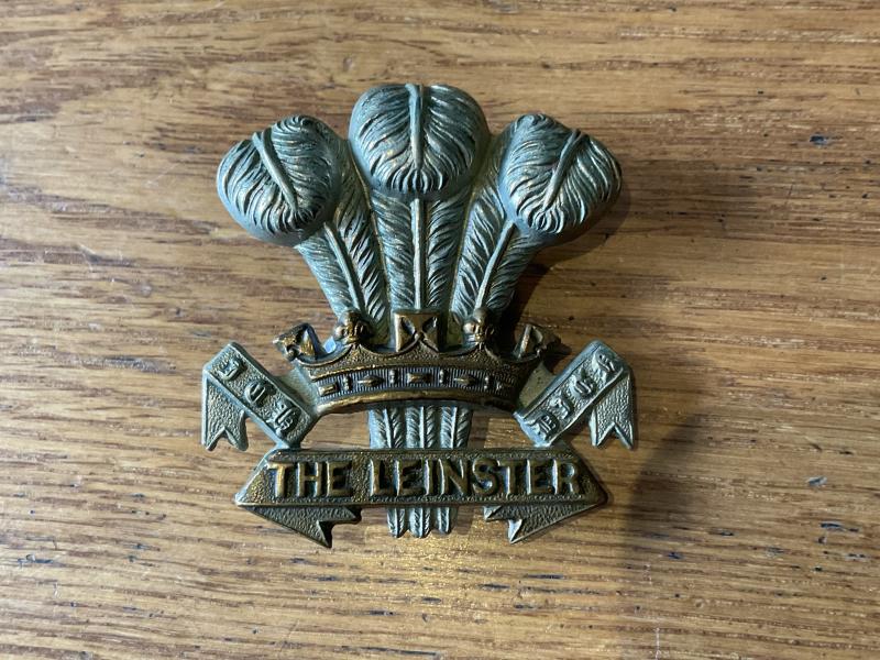 Gradia Militaria - WW1 The Leinster Regiment buckle badge.