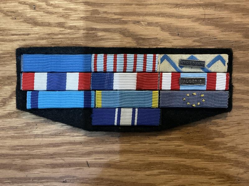 Gradia Militaria - French Foreign Legion, Algerian war etc medal ribbon bar.