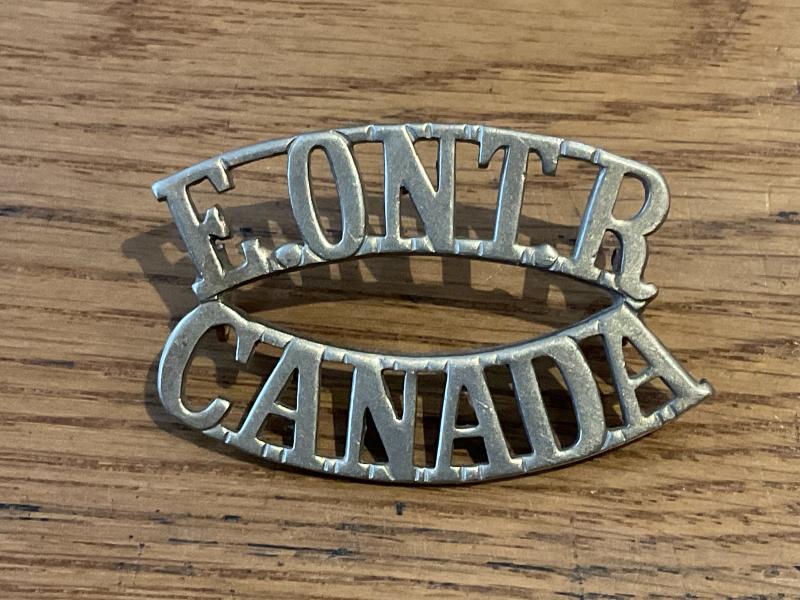 Gradia Militaria - WW1 CEF 2nd Battalion Eastern Ontario Regt shoulder title.
