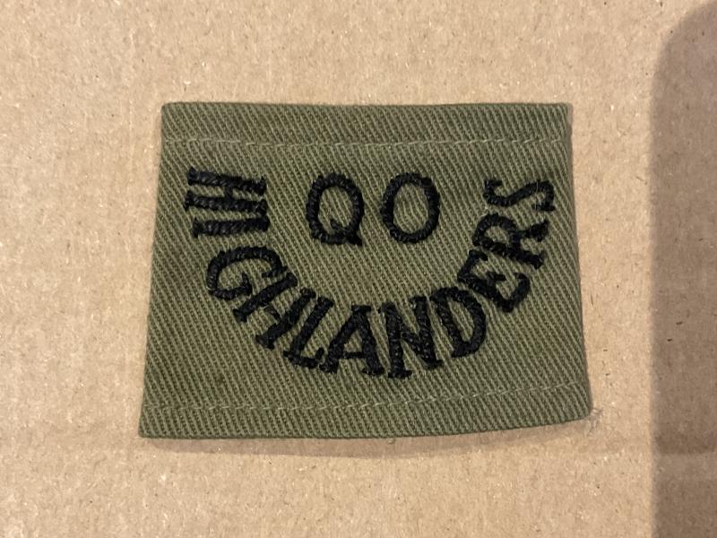 Gradia Militaria - Queen’s Own Highlanders Borneo & Brunei theatres slide