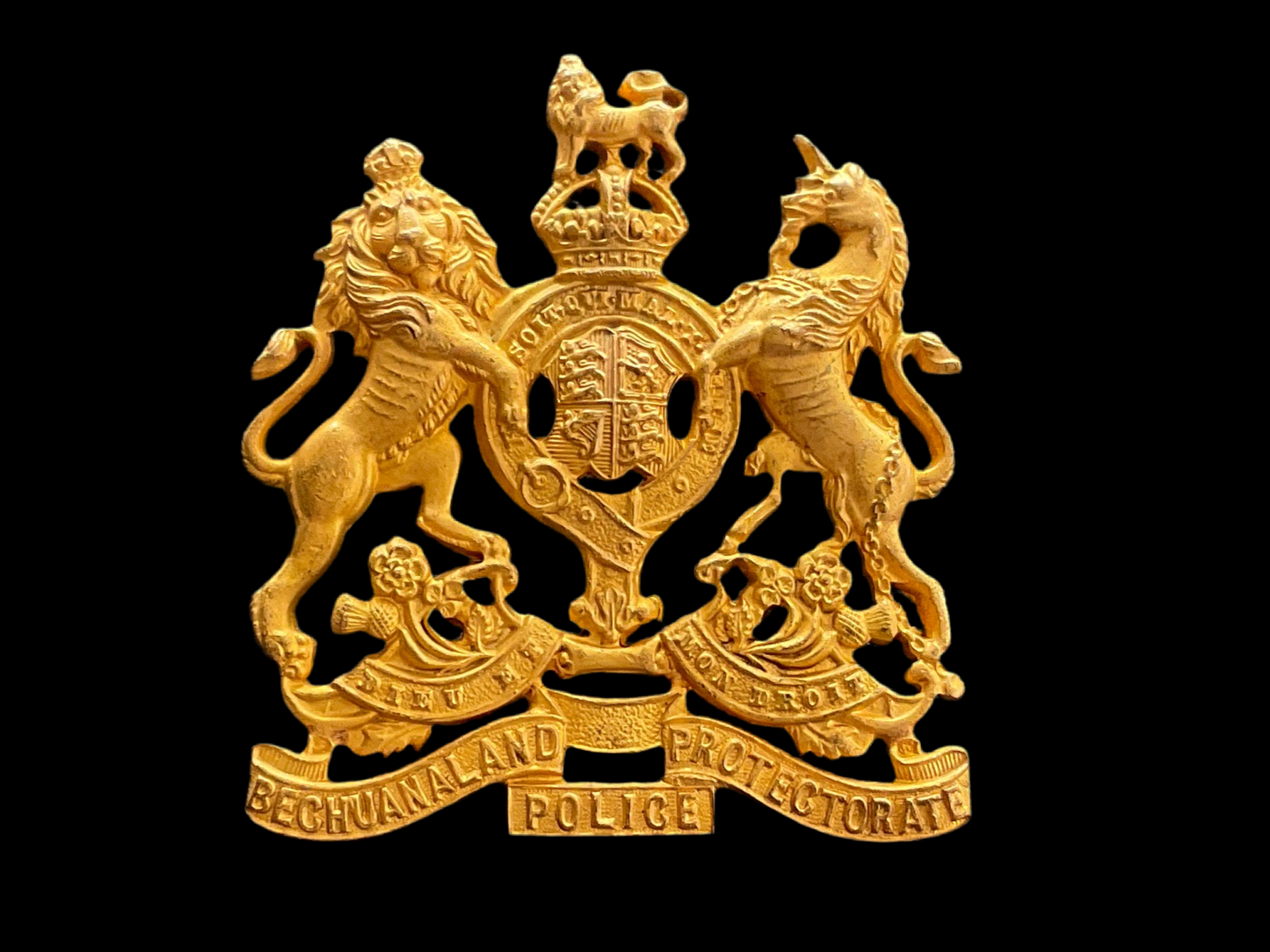 Gradia Militaria - Bechuanaland Protectorate Police, Helmet plate.