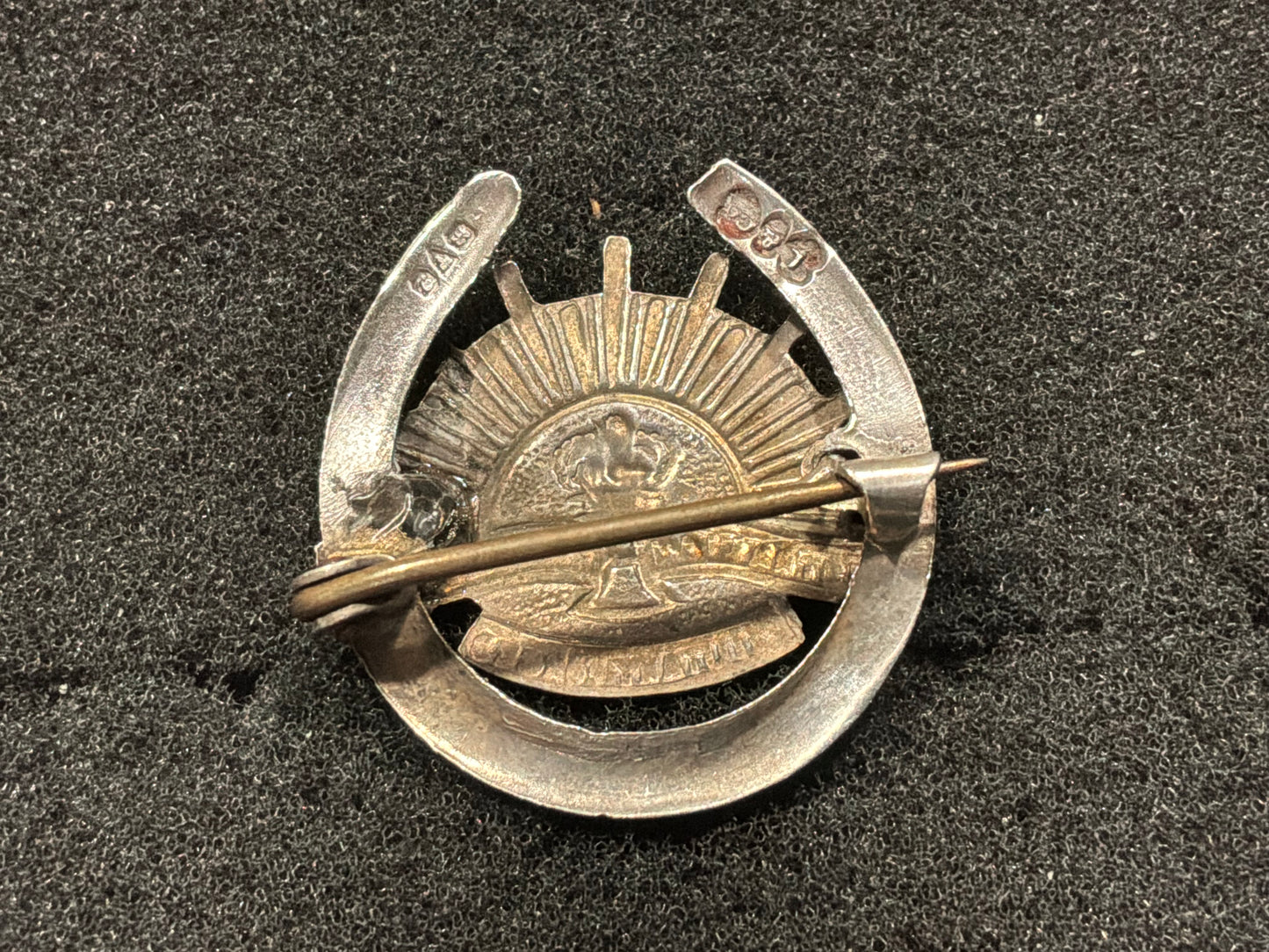 1916 dated Australian Imperial Forces silver sweetheart.