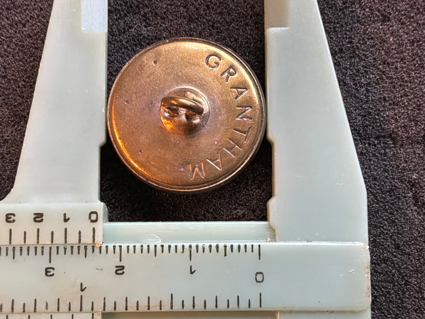 Isle of Man Police chrome button