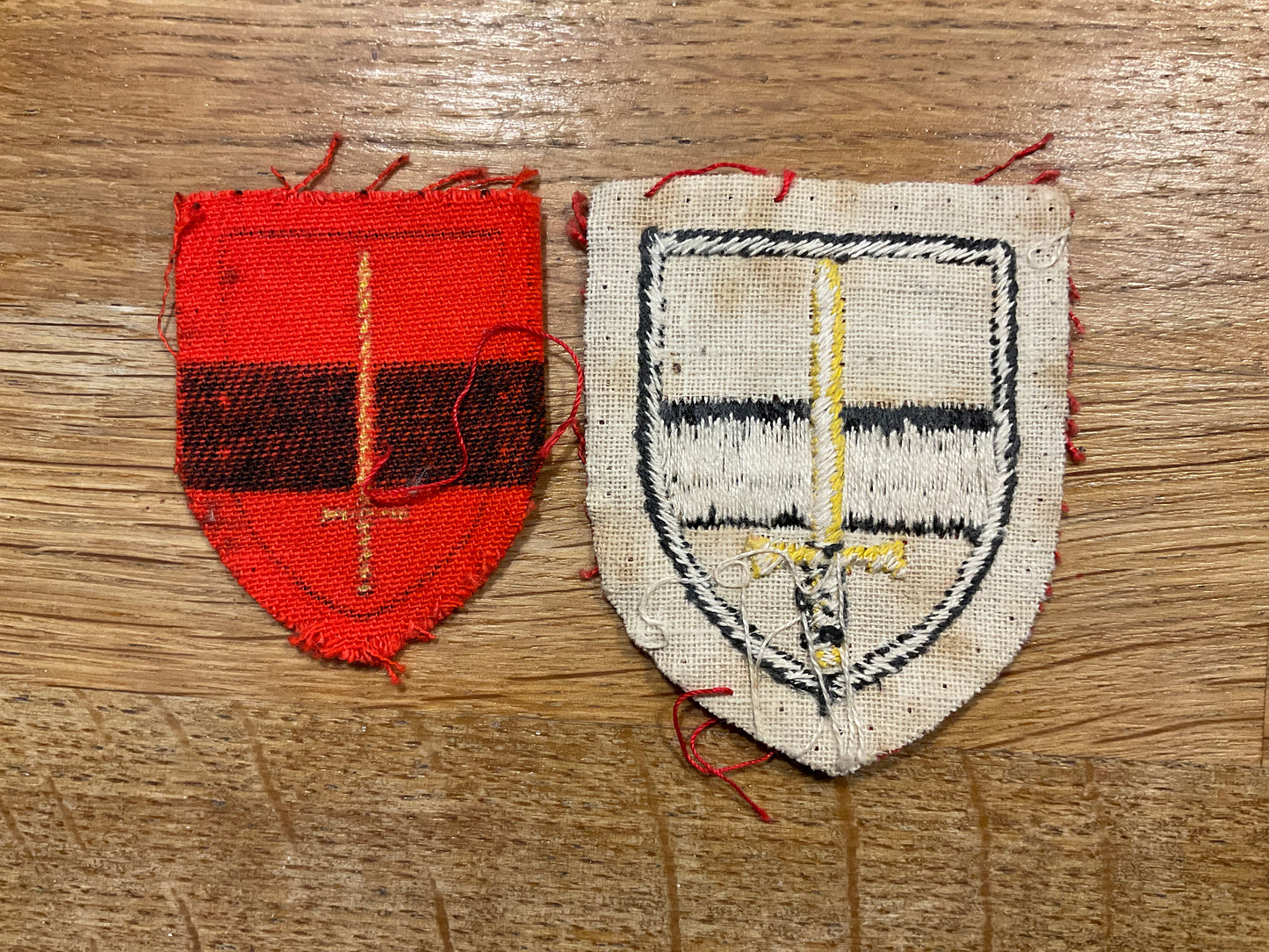 1950s British Army T.A Corps Troops formation signs