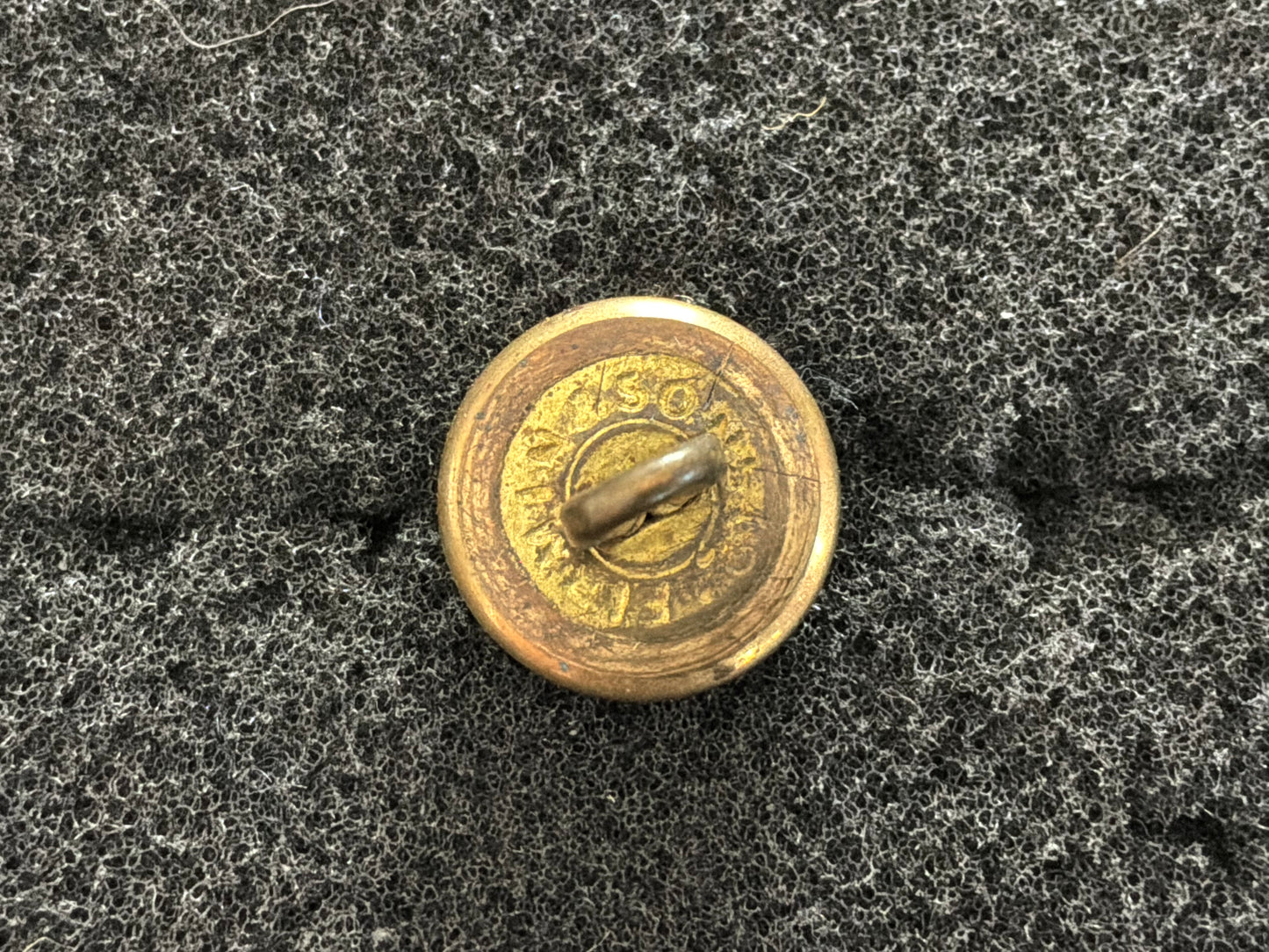 20th Hussars, British Army – Officer’s Small Silver & Gilt Cap or Mess Button
