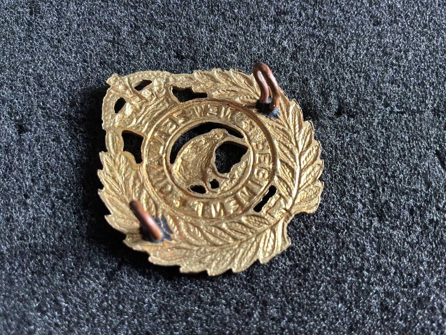 New Zealand NZ Regiment Cap Badge - K/C