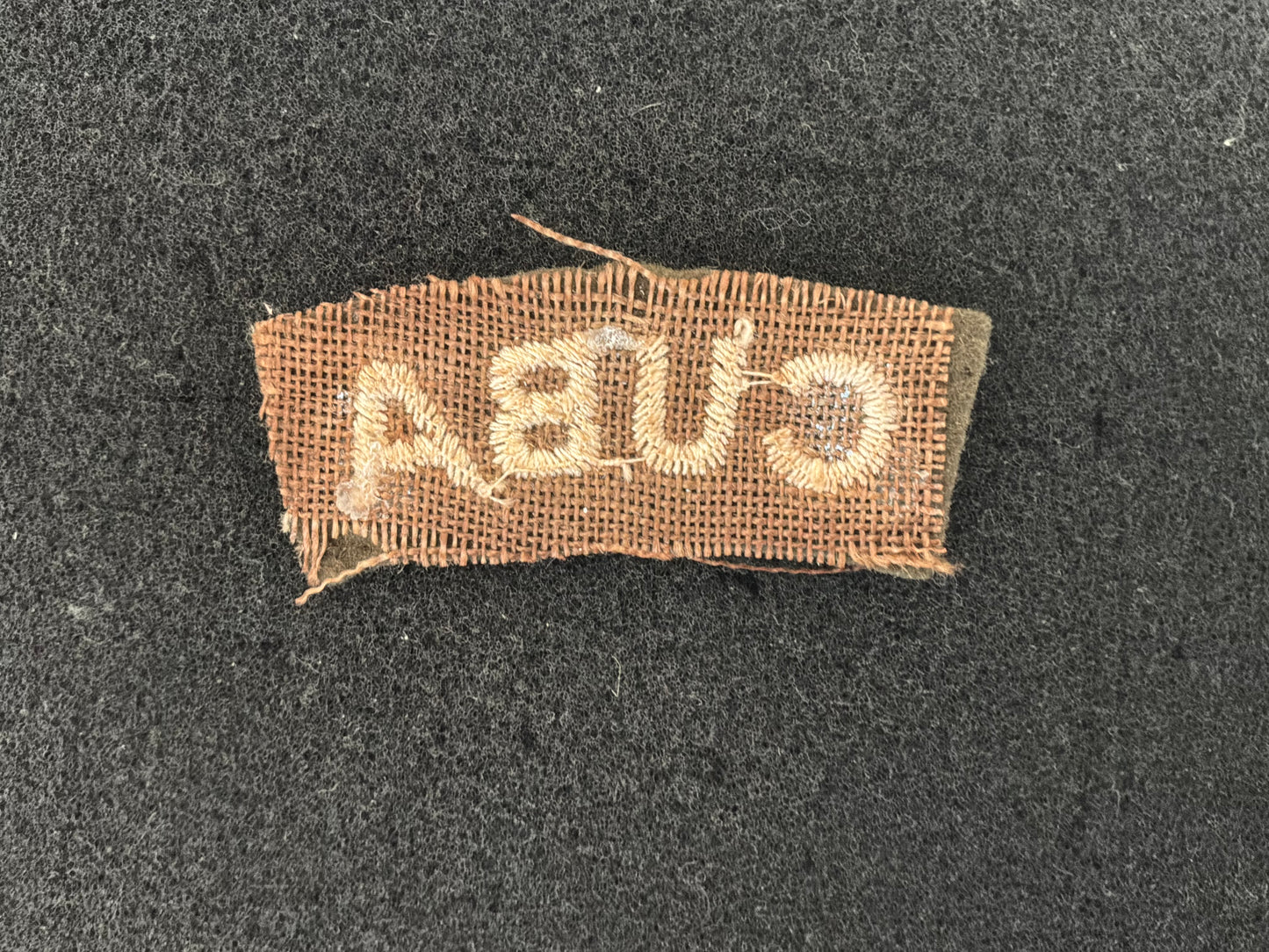 WW2 CUBA Nationality cloth shoulder title.