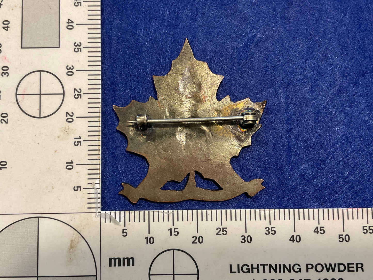 WW1 C.E.F No1 Winnipeg Independent Infantry Regt (Reserve Militia) cap badge.