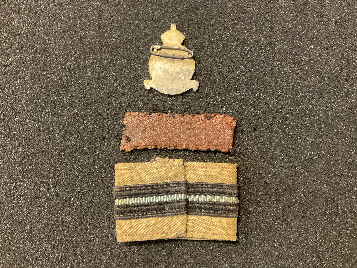 WW2 84 Squadron R.A.F theatre made lapel badge, possibly named