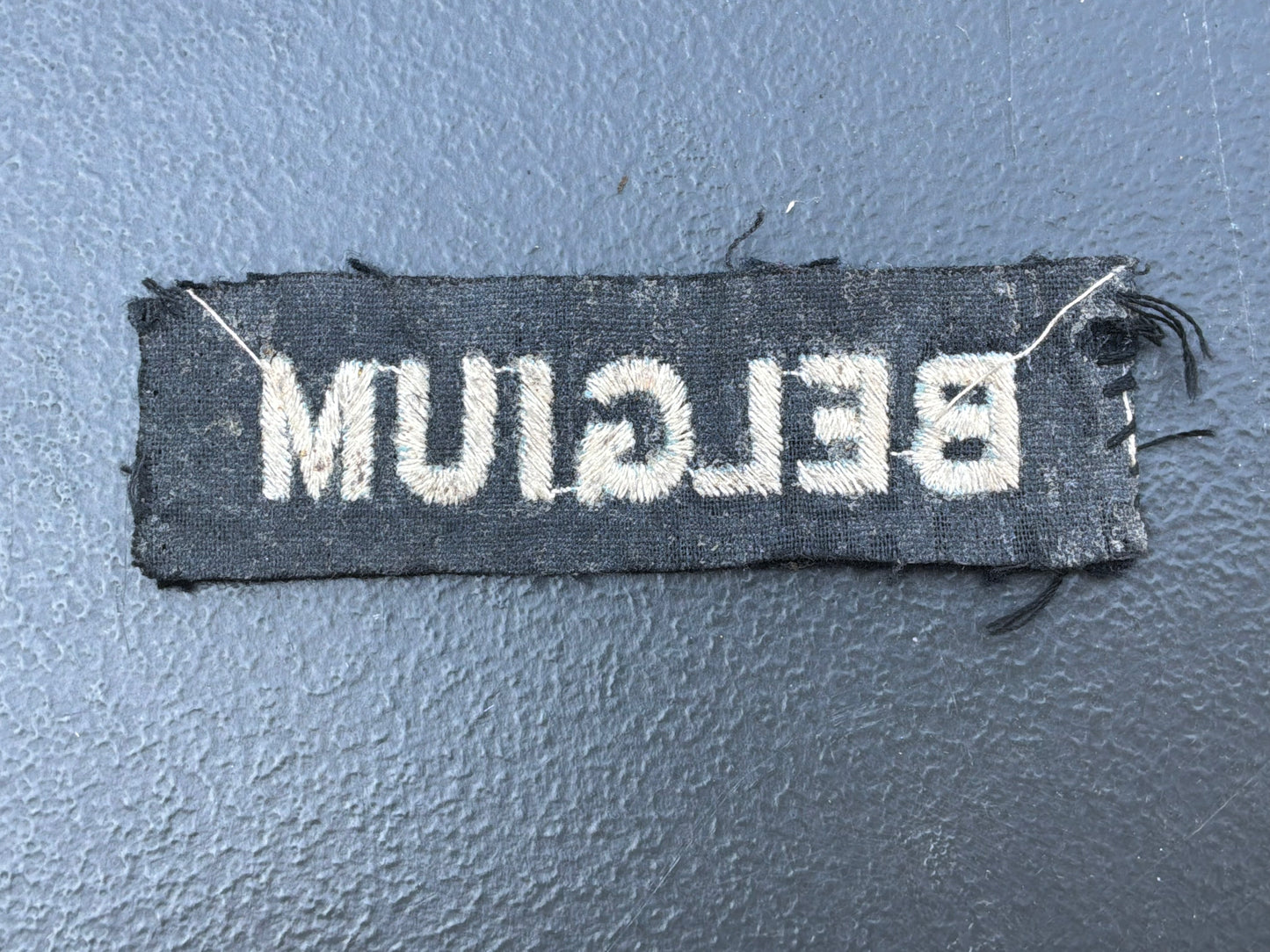 WW2 R.A.F ‘BELGIUM’ cloth nationality shoulder title.