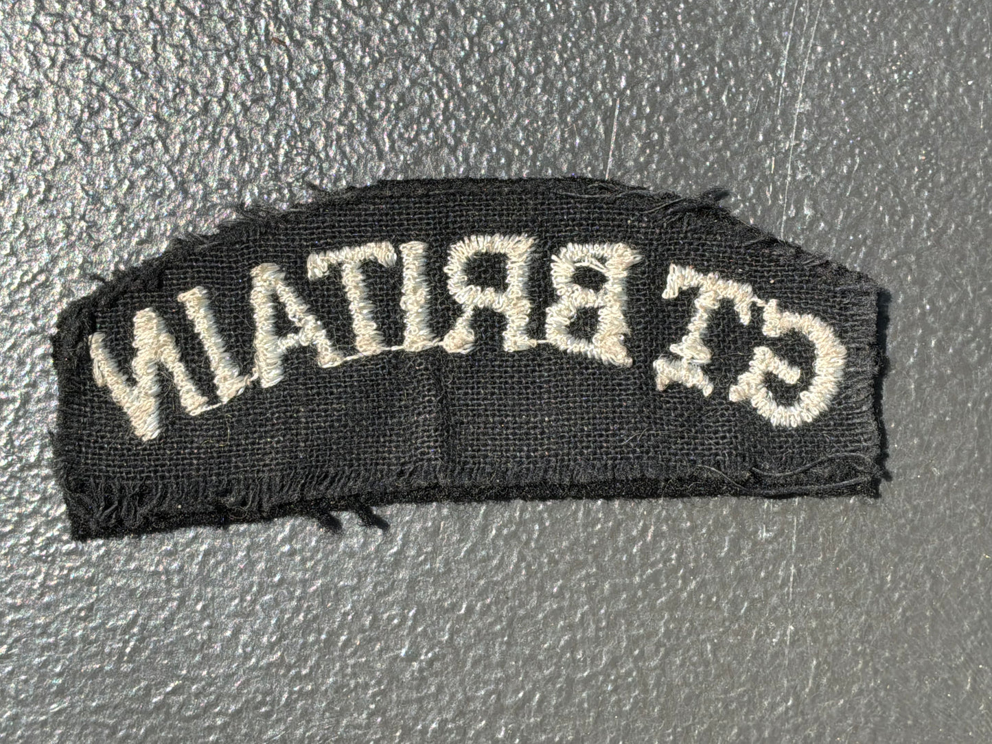 WW2 RAF Nationality ‘GT BRITAIN’ cloth shoulder title.