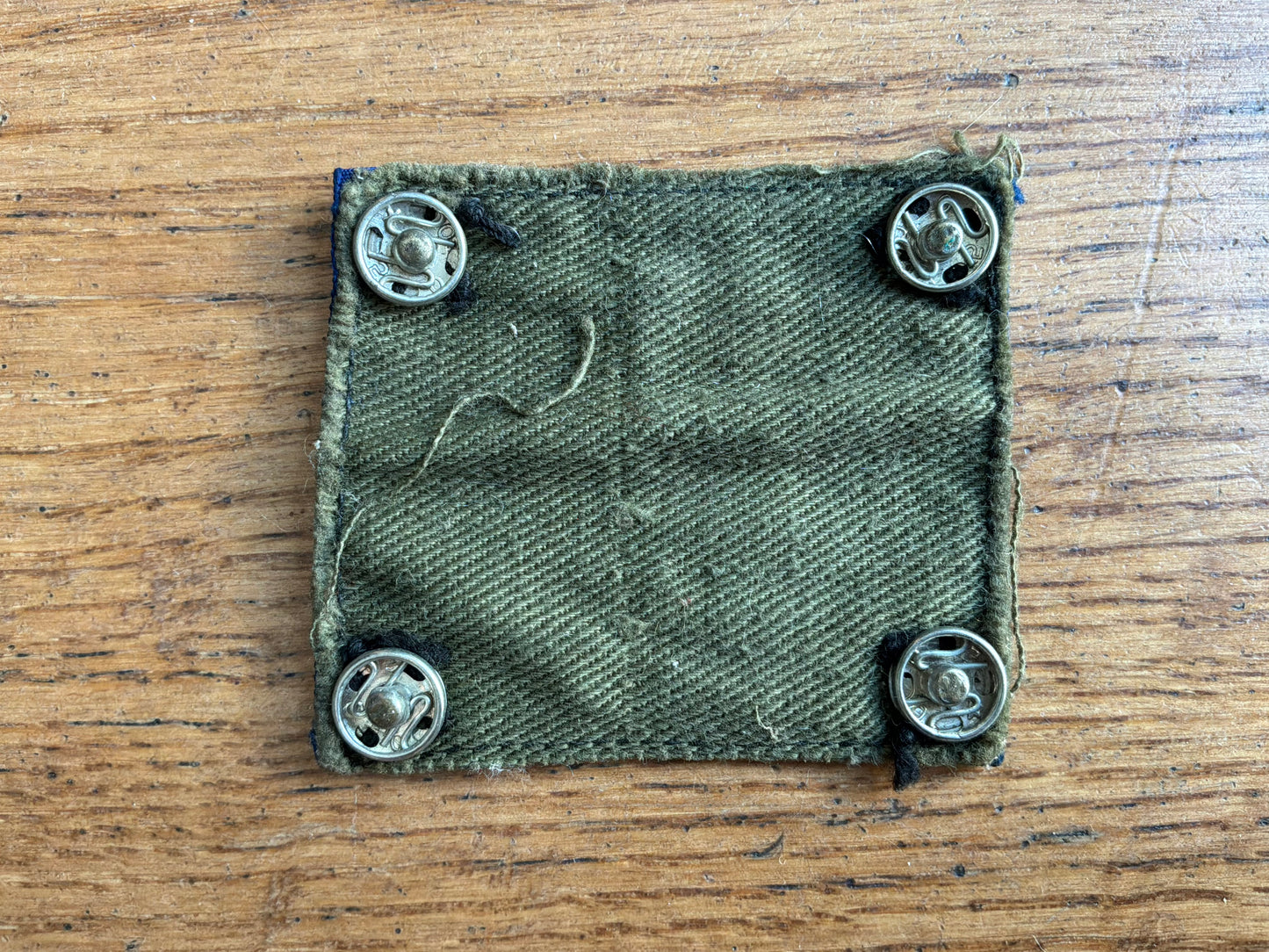 Korean War/ Malaya British Forces Commonwealth arm patch with press studs.