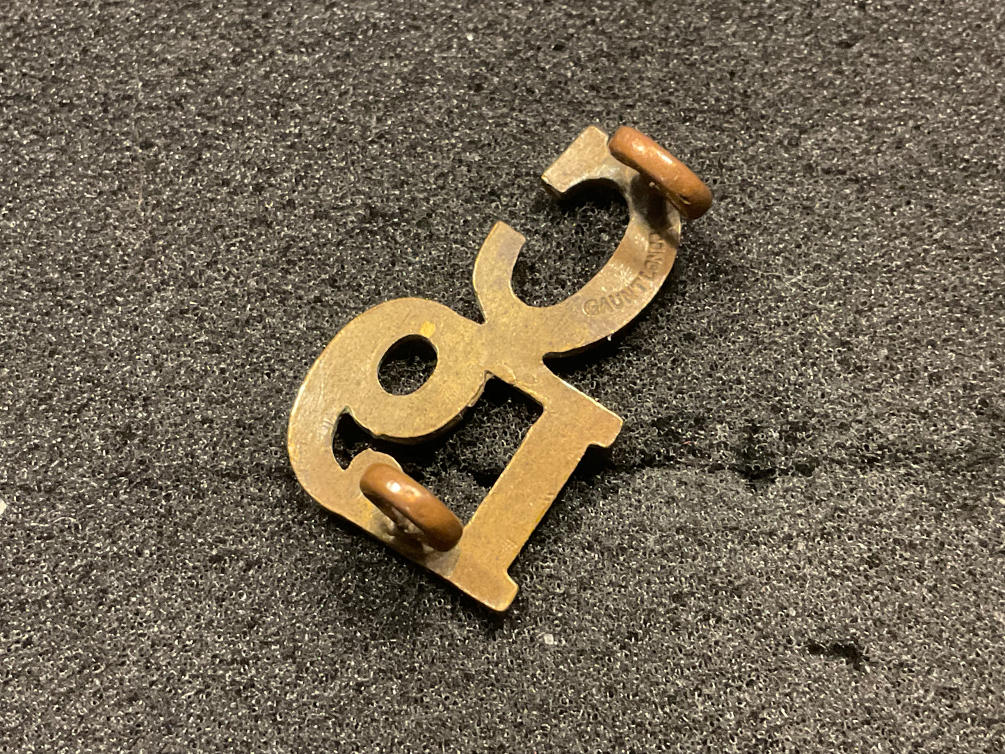 WW1 CEF 19th Infantry Battalion C/19 collar badge by GAUNT