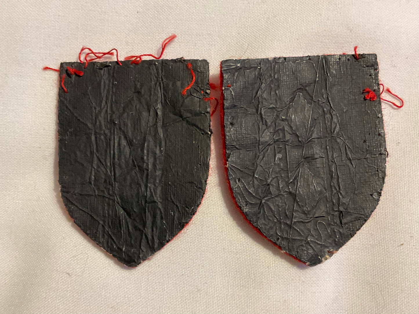 2nd Infantry Brigade cloth formation signs, matching pair.