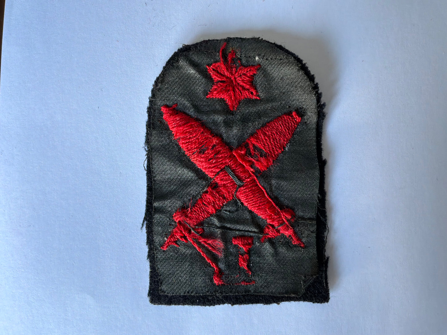 WW2 R.N Leading Wireman trade badge.