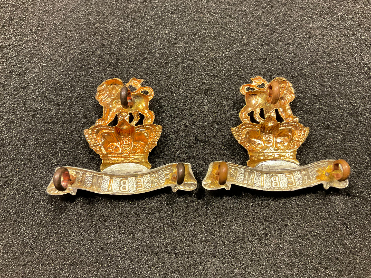 QVC 15th Kings Hussars bi/metal collars.