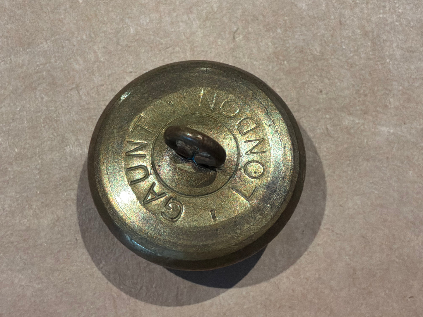 The 5th Mahratta Light Infantry large 23mm brass button.