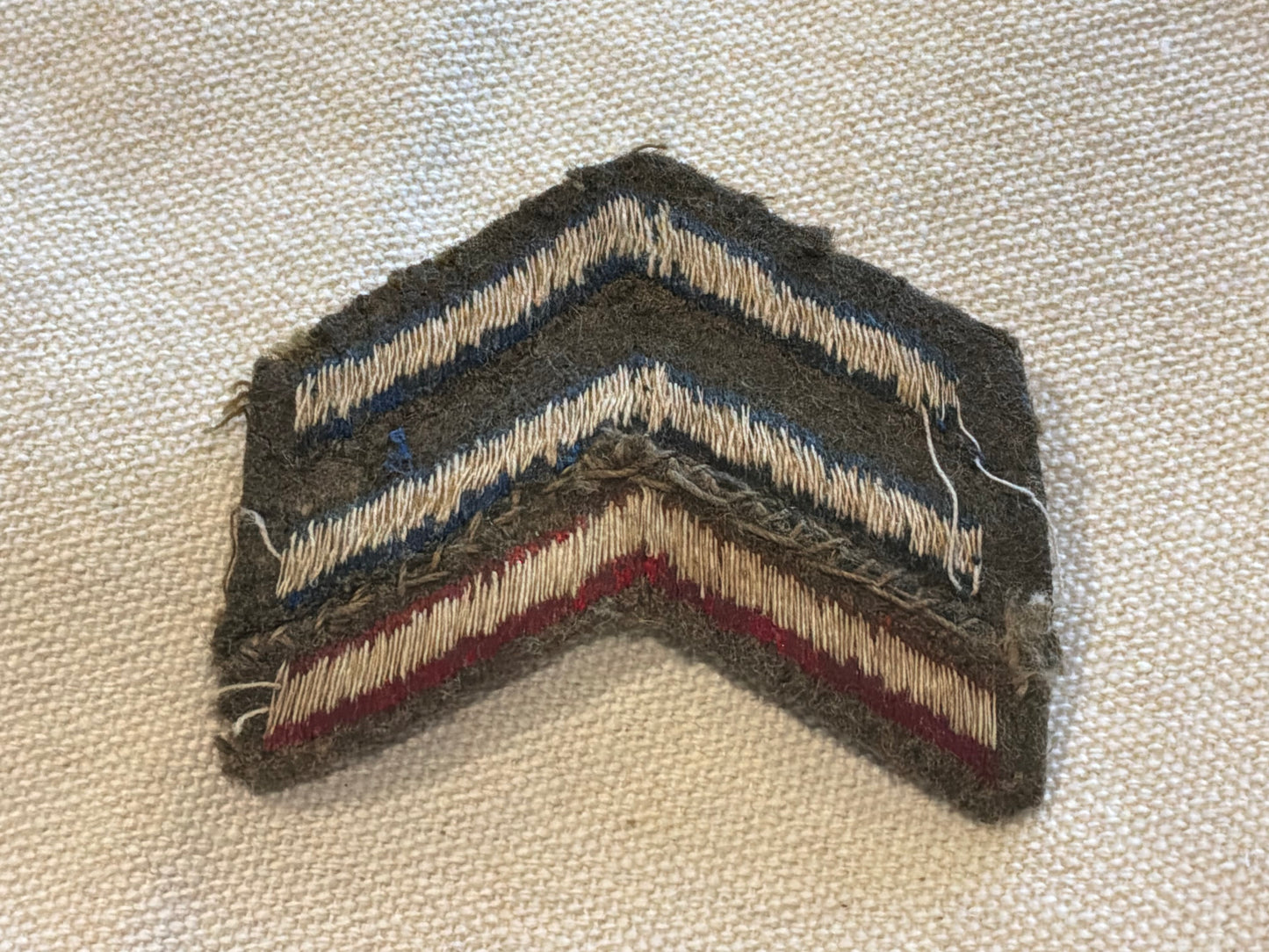 WW1 British/Commonwealth cloth service stripes, 1914-1916.