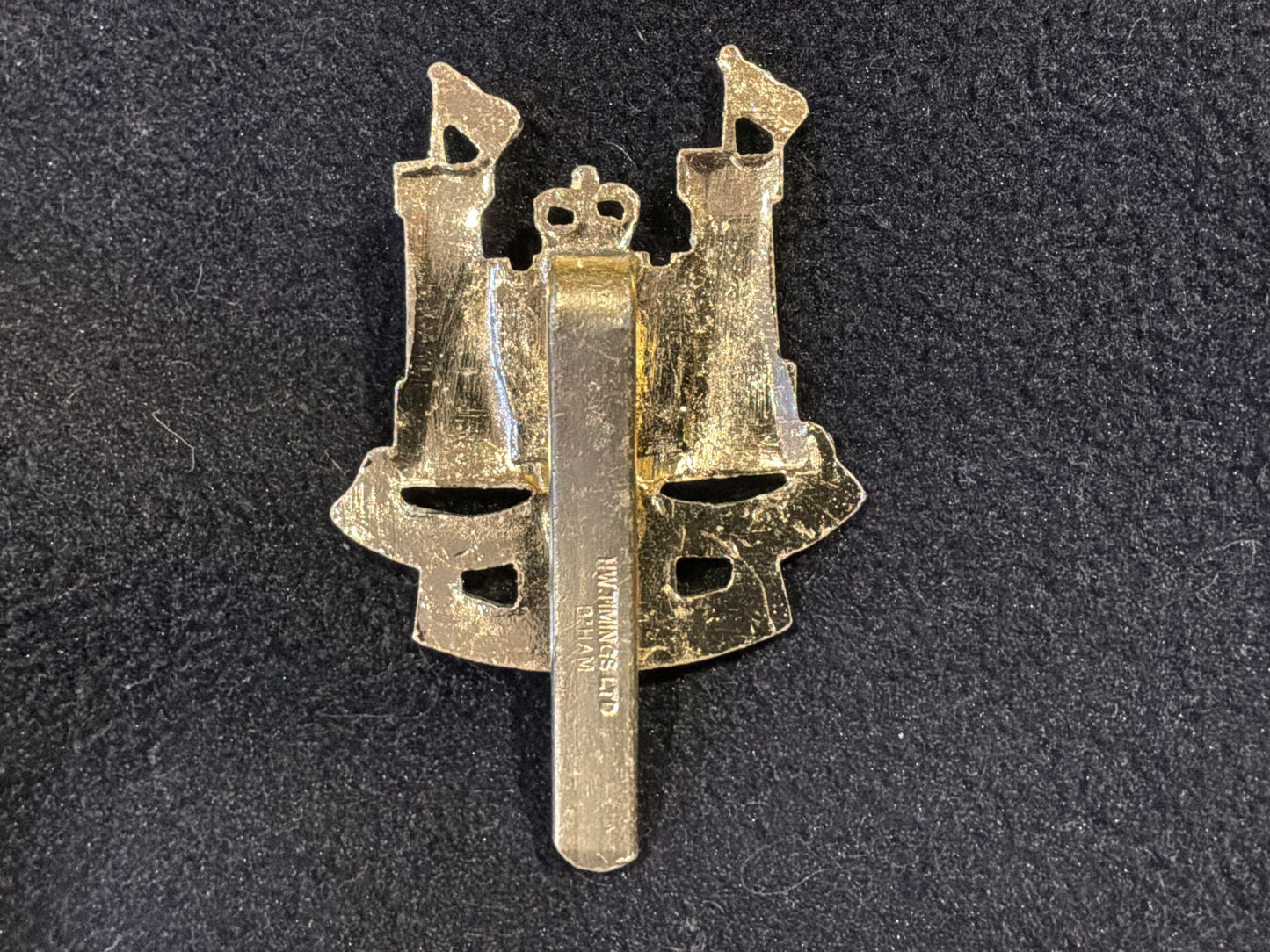 Anodised Suffolk and Norfolk Yeomanry cap badge by H.W TIMINGS LTD.