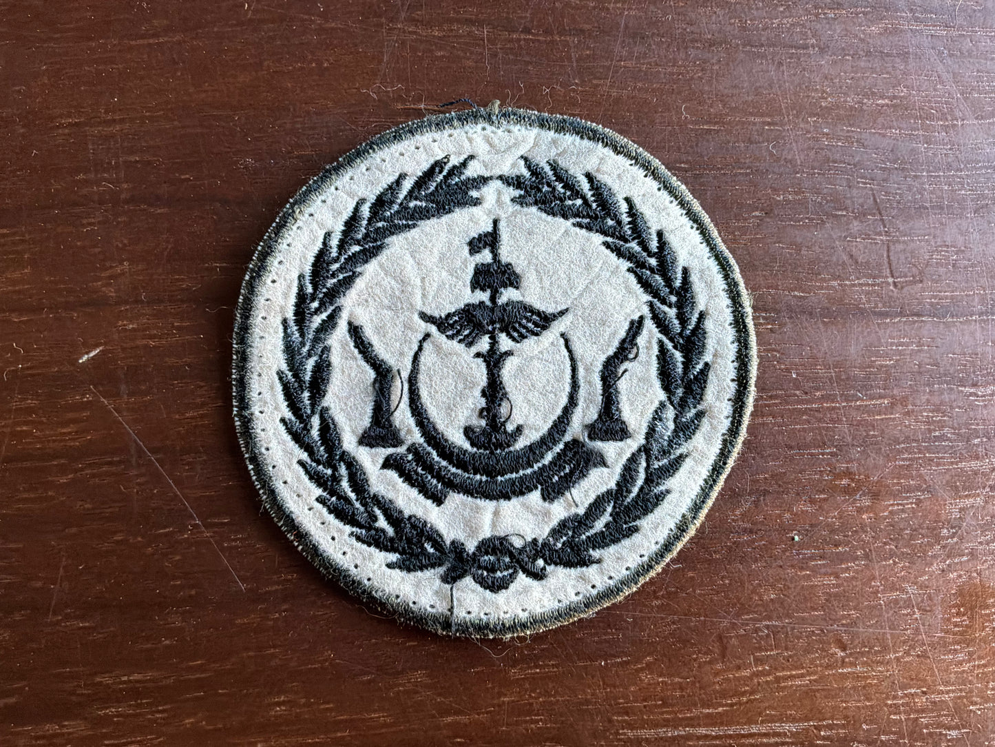 Royal Brunei Armed Forces subdued embroidered sleeve badge
