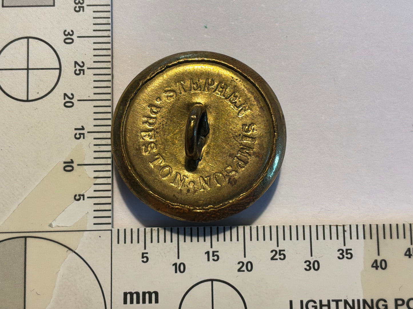 WW1 Army Veterinary Service button by Stephen Simpson