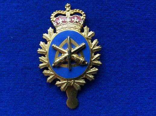 Canadian Land Ordinance Engineer Branch Cap Badge 