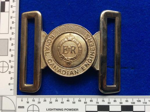 Q/C Royal Canadian Engineers belt buckle by Scully