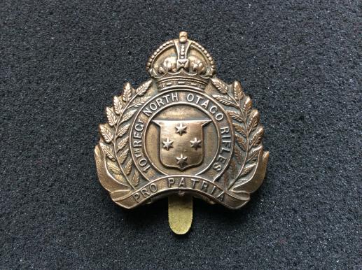 WW1 N.Z 10th North Otago Rifles Regiment Cap badge