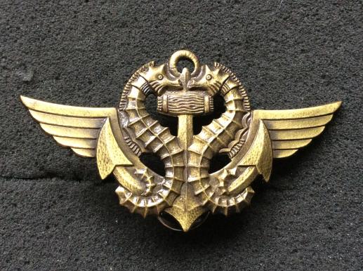 French Naval Combat Frogman Breast badge