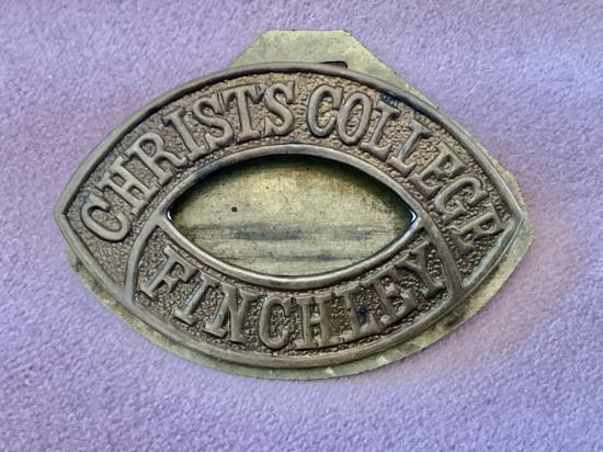 WW1 O.T.C Title CHRISTS COLLEGE FINCHLEY