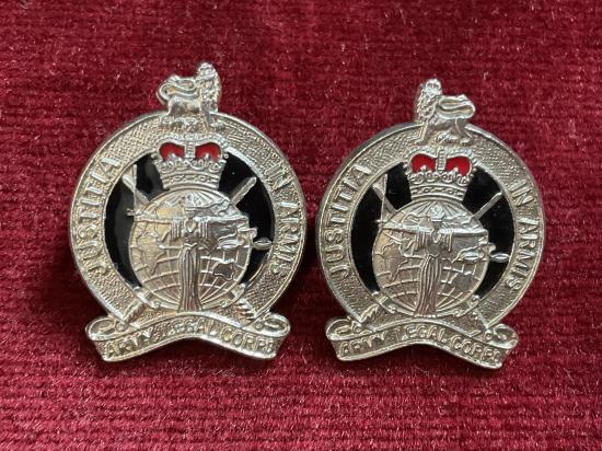 Q/C army legal corps collar badges