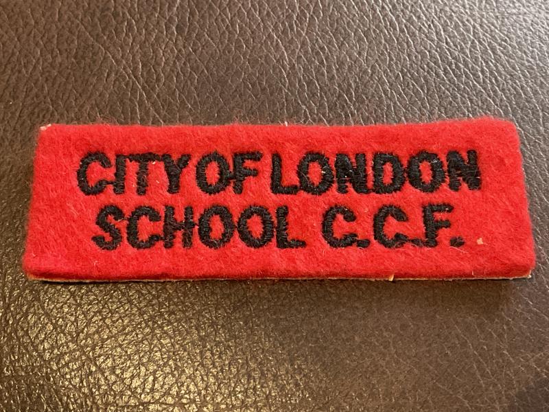 City of London School C.C.F shoulder title